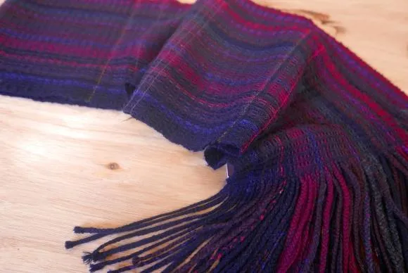 Honeycomb pattern, Handwoven Scarf