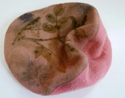 Leaf Imprint Beret
